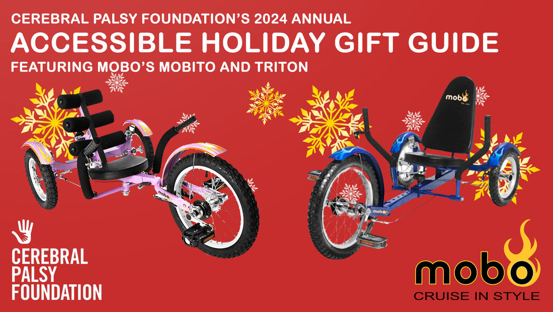 A Perfect Gift for All: Our Recumbent Trike Featured in the Cerebral Palsy Foundation’s 2024 Accessible Holiday Gift Guide