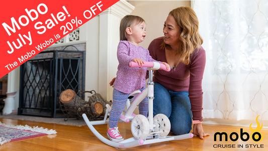 Celebrate 4th of July with The Wobo 2-in-1 Rocker and Balance Bike!